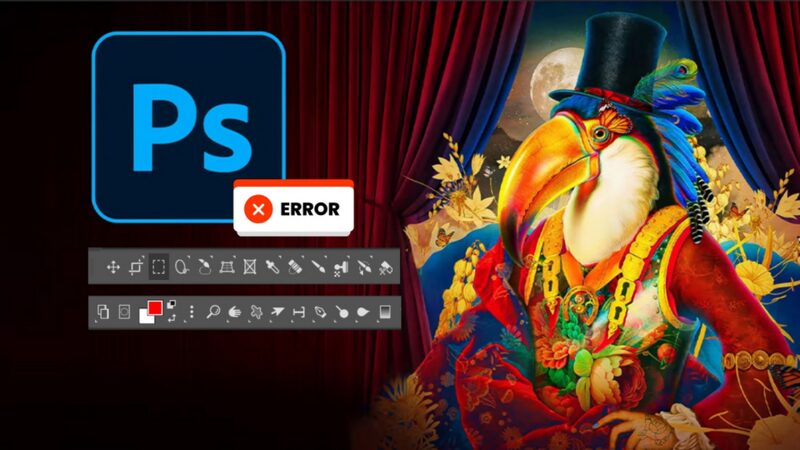 3 cách sữa lỗi bị mất thanh công cụ trong Photoshop đơn giản 1 3 cách sữa lỗi bị mất thanh công cụ trong Photoshop đơn giản