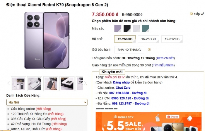 Đây là vua gaming đang được bán giá rẻ như cho tại Việt Nam, chip rồng mạnh ngang Galaxy S23 Ultra 1 Đây là vua gaming đang được bán giá rẻ như cho tại Việt Nam, chip rồng mạnh ngang Galaxy S23 Ultra