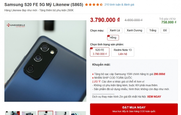 Đây là vua giảm giá flagship, rẻ hơn 12 triệu so với lúc mới ra mắt vẫn ăn đứt iPhone 16, Galaxy A56 1 Đây là vua giảm giá flagship, rẻ hơn 12 triệu so với lúc mới ra mắt vẫn ăn đứt iPhone 16, Galaxy A56 day la vua giam gia flagship re hon 12 trieu so voi luc moi ra mat van an dut iphone 16 galaxy a56
